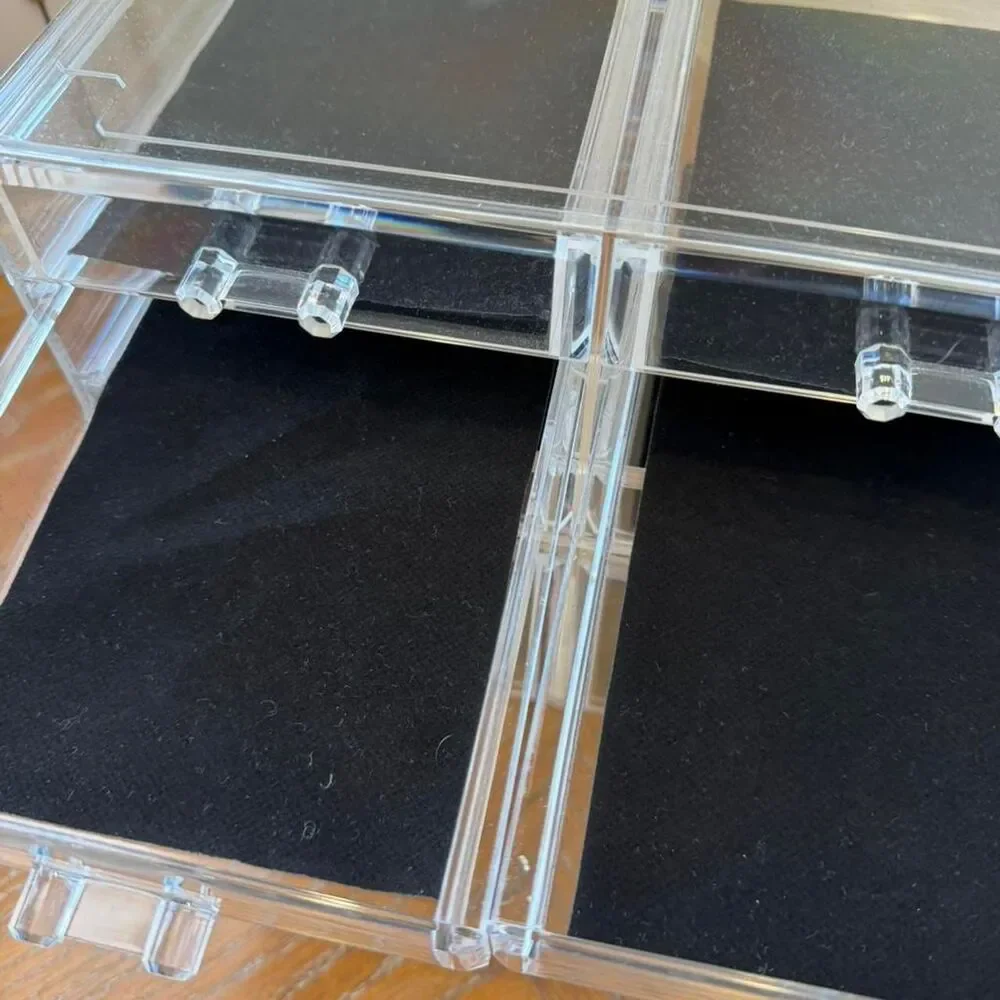 Clear Acrylic Stackable Drawer Organizer